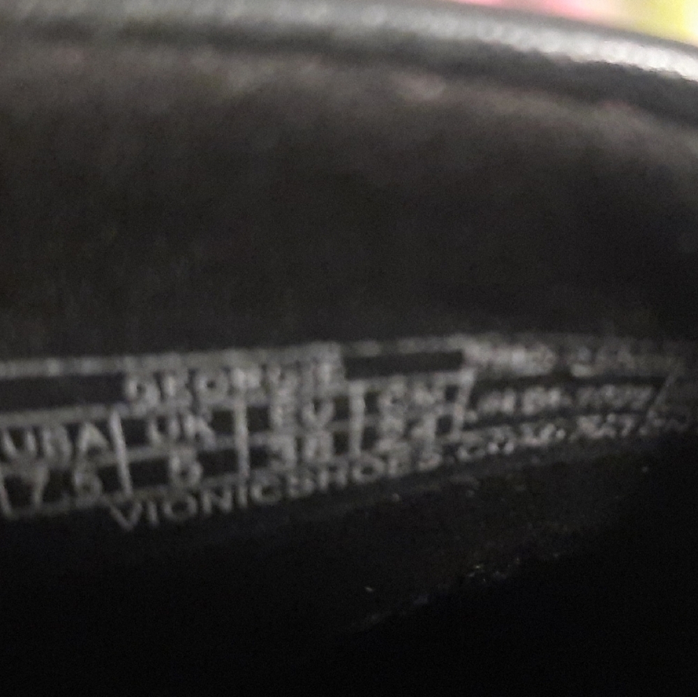 Vionic Black Slip-On Loafers with Black Chain - Picture 9 of 9
